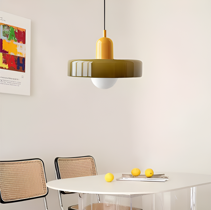 Lampa wisząca | Regulowana długość | Szklane lampy do salonu-4