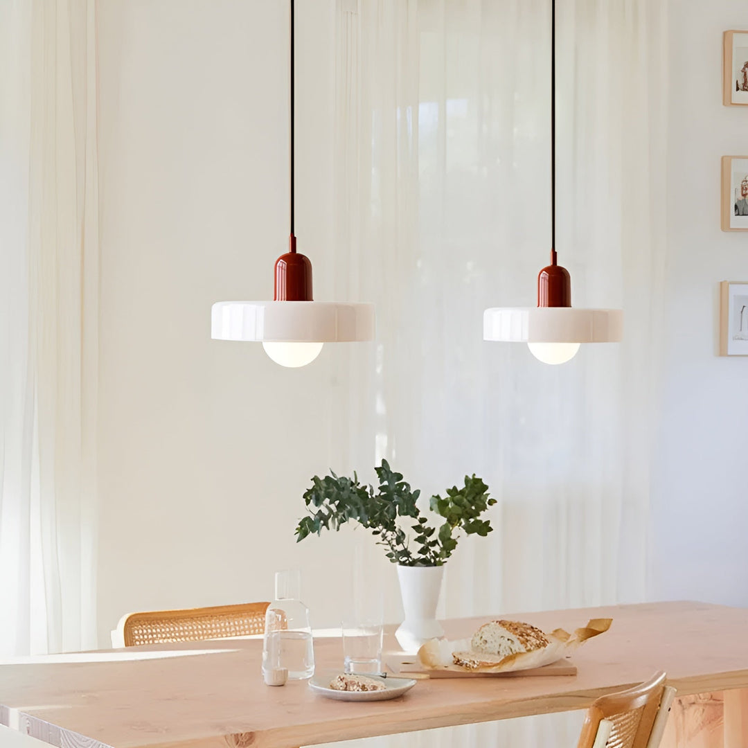 Lampa wisząca | Regulowana długość | Szklane lampy do salonu-5