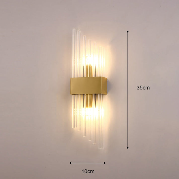Variant image for Kinkiet ścienny | Oświetlenie do sypialni i biura | Nowoczesny styl z aluminium i żelaza-13