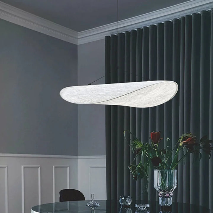 Lampa wisząca z papieru Tyvek | Lampy do salonu | Nowoczesny design-1