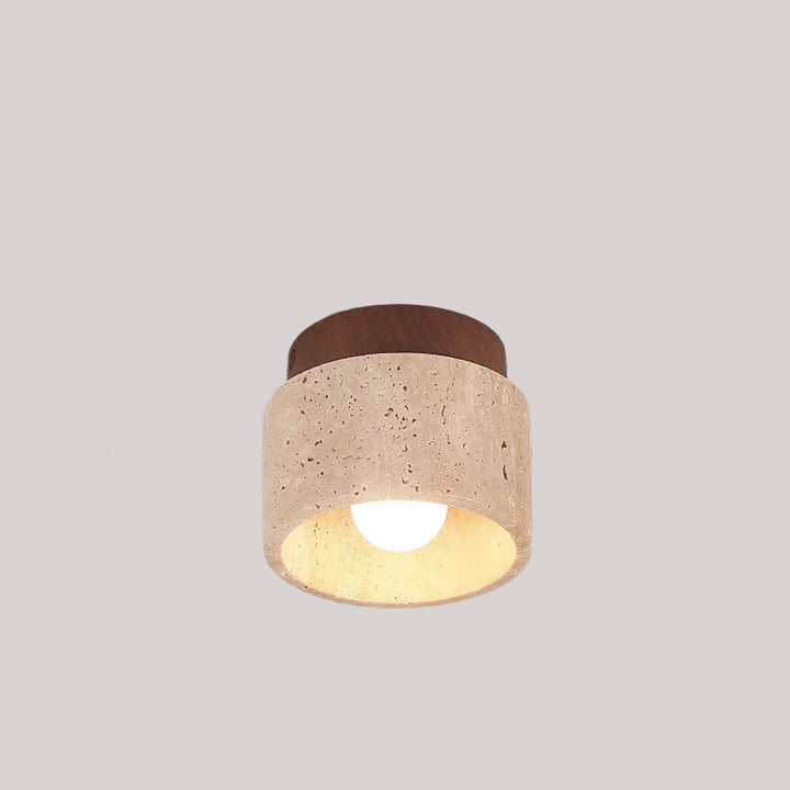 Variant image for Modern Stone Travertine Ceiling Lamp Bedroom Corridor Flush Mounted Foyer Hallway Staircase Indoor Lighting Fixture Decoration-3