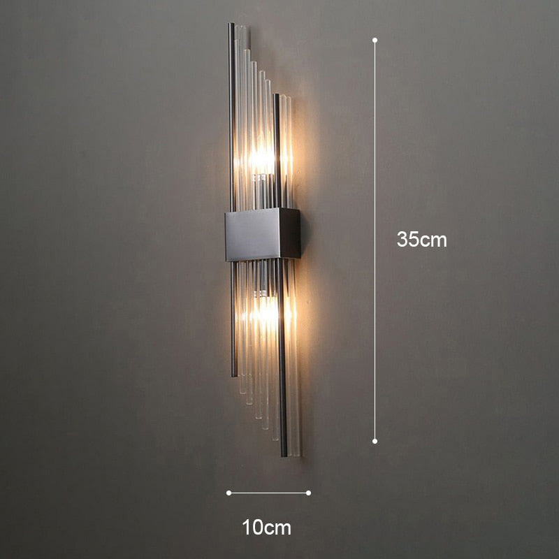 Variant image for Kinkiet ścienny | Oświetlenie do sypialni i biura | Nowoczesny styl z aluminium i żelaza-7