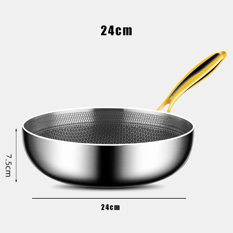 Patelnia Wok do smażenia na kuchence indukcyjnej i gazowej