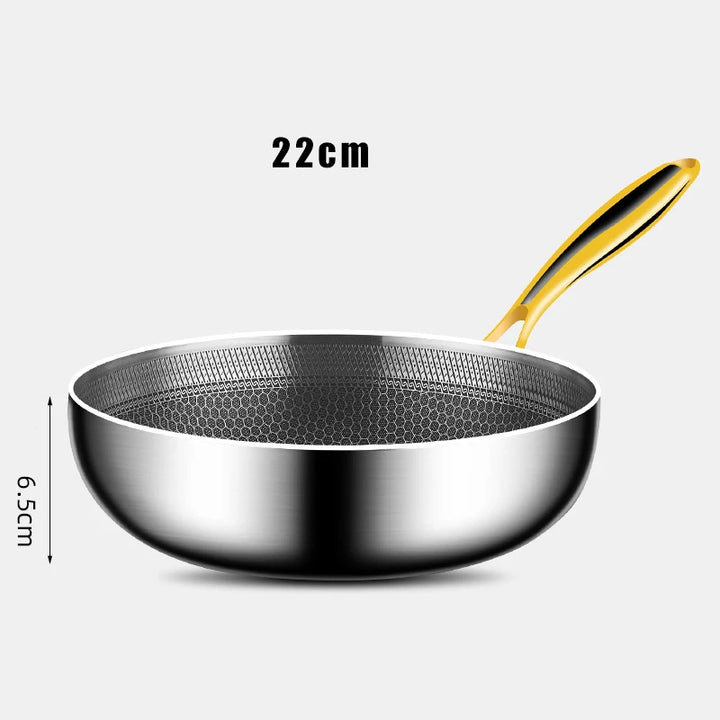Patelnia Wok do smażenia na kuchence indukcyjnej i gazowej