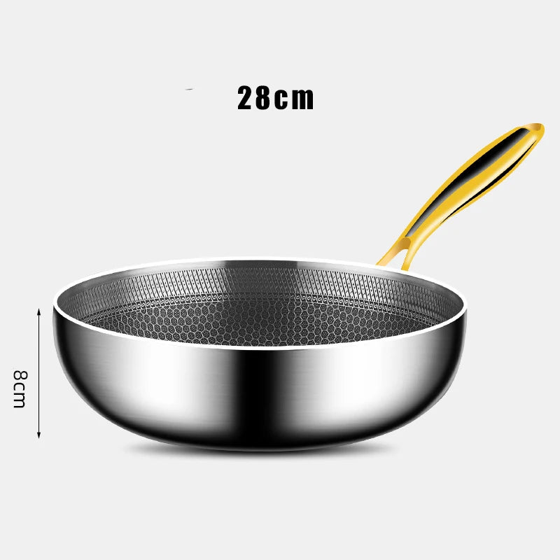 Patelnia Wok do smażenia na kuchence indukcyjnej i gazowej