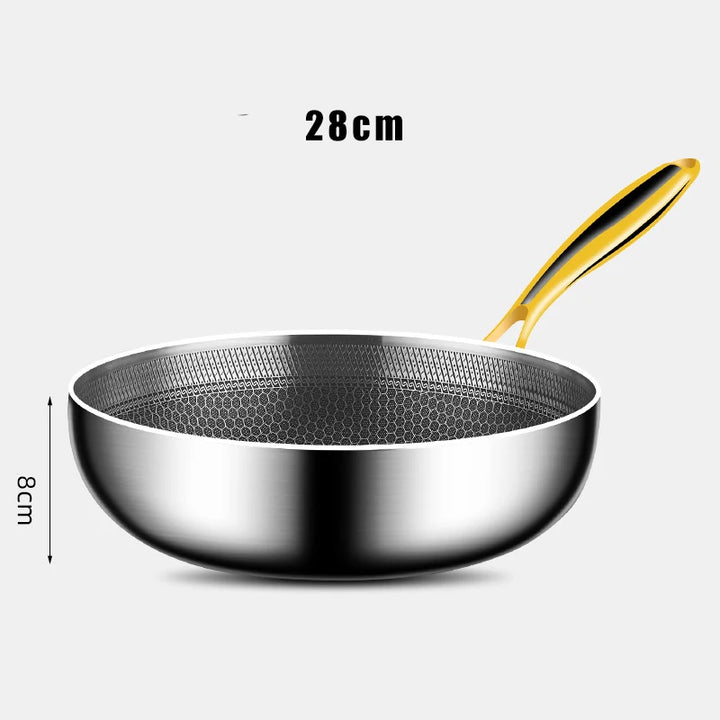 Patelnia Wok do smażenia na kuchence indukcyjnej i gazowej