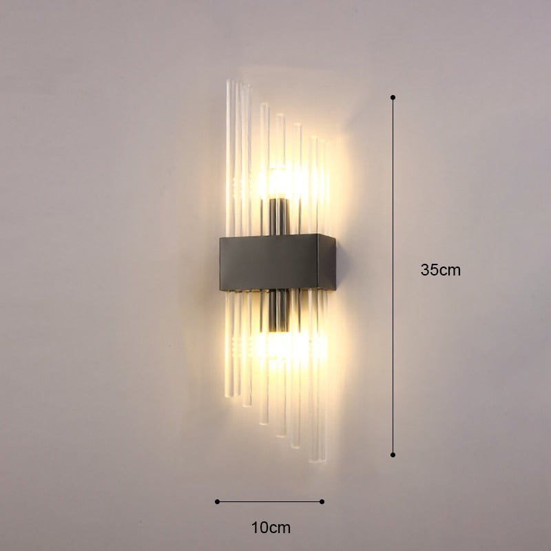 Variant image for Kinkiet ścienny | Oświetlenie do sypialni i biura | Nowoczesny styl z aluminium i żelaza-15