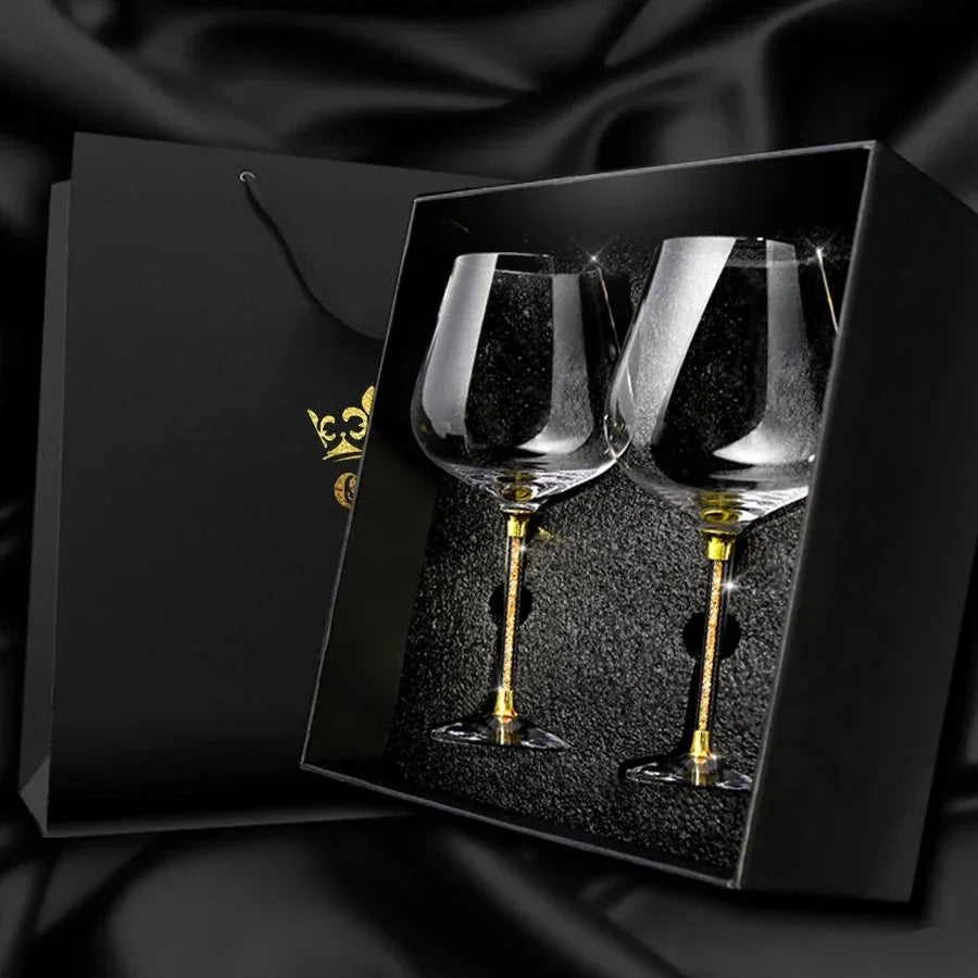 Elegancki zestaw 2 kieliszków do wina