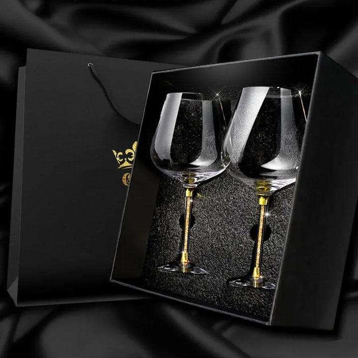 Elegancki zestaw 2 kieliszków do wina