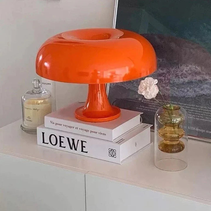 Lampa Retro Grzybek – Lampa Stołowa Vintage do Dekoracji Wnętrz