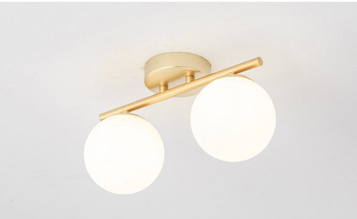 Variant image for Lampa sufitowa LED | Oświetlenie do salonu i sypialni | Styl nowoczesny, czarny i złoty-6