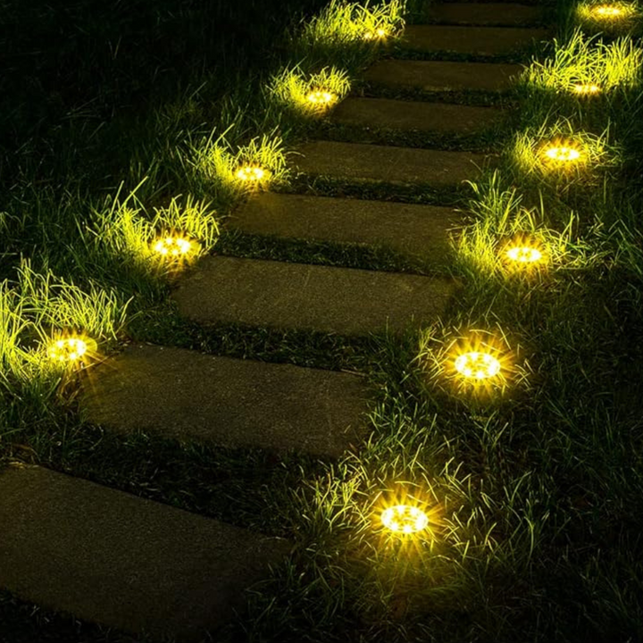 Solarna wodoodporna lampa ogrodowa LED