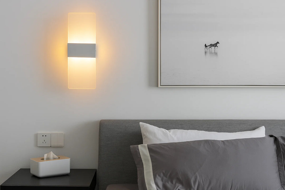 Nowoczesna lampa ścienna LED z matowym wykończeniem