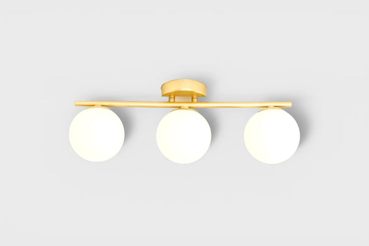 Plafon LED z matowym szkłem